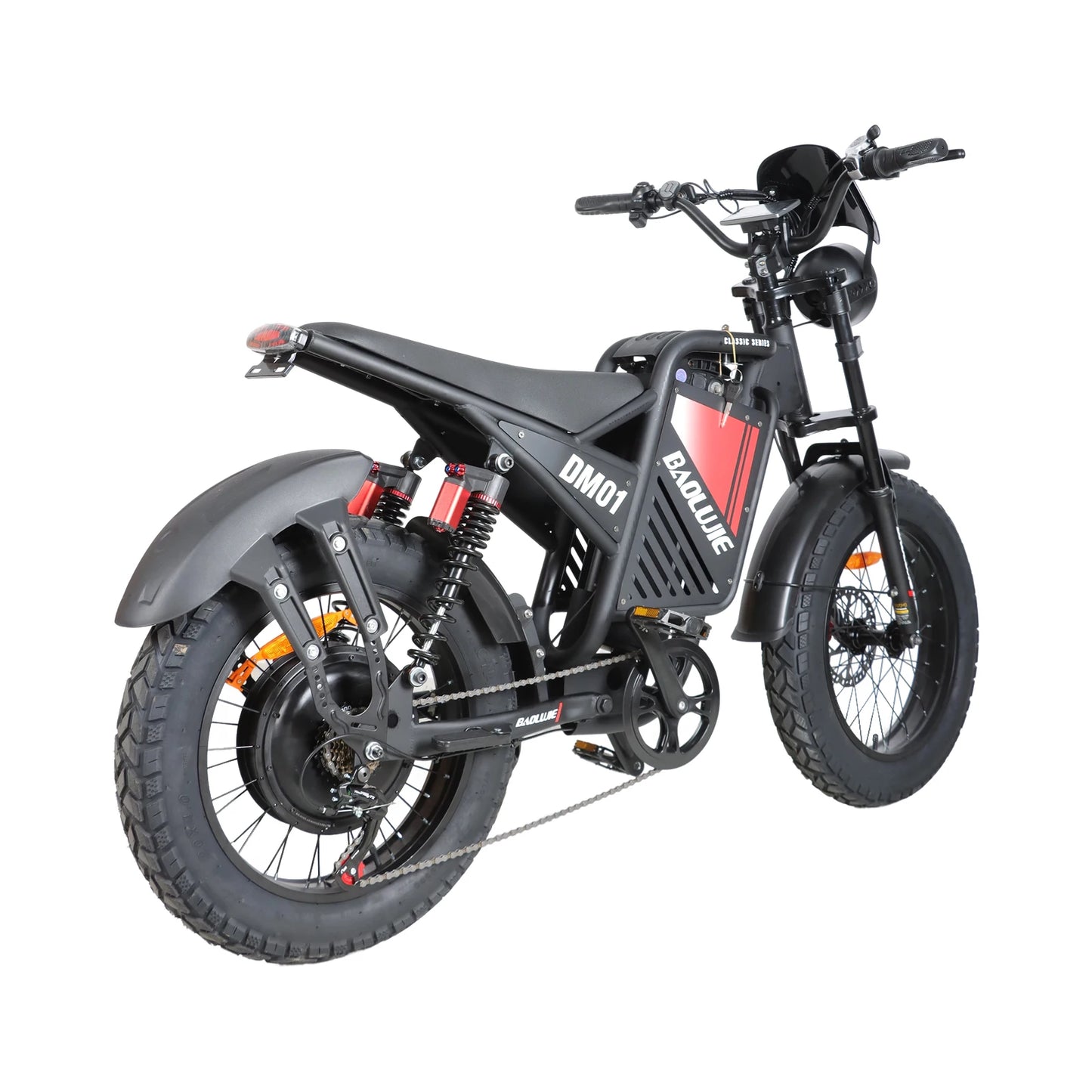 BAOLUJIE DM01 electric bicycle Moto Electric Bike for Adults 2000W Motor Electric Bike 60V30AH Moto 42MPH EBike【1 Year Warranty】