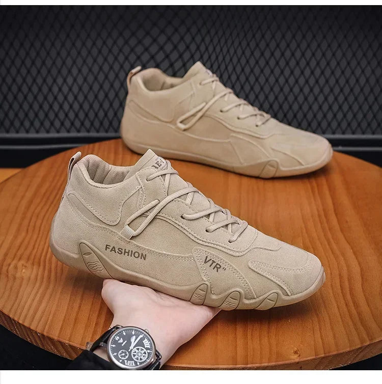 2025 new men shoes breathable non slip work shoes for male fashion sneakers outdoor walking flats skateboard sneakers
