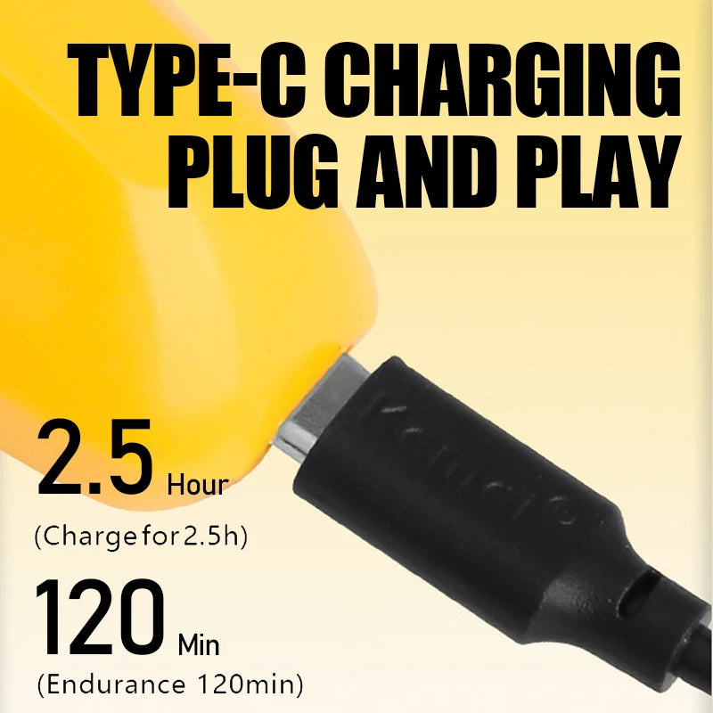 KM-1743 Professional Hair Clippers Set for Men Wireless USB Charging Hair Trimmer Machine Men's Professional Hair Clippers
