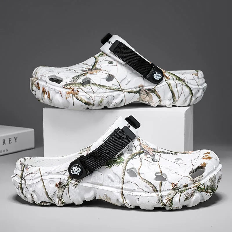 2025 Summer Men's Sandals Home Garden Shoes Lightweight Platform Male Slippers Soft Bottom Flip Flop Sandals Hot Outdoor Sandals
