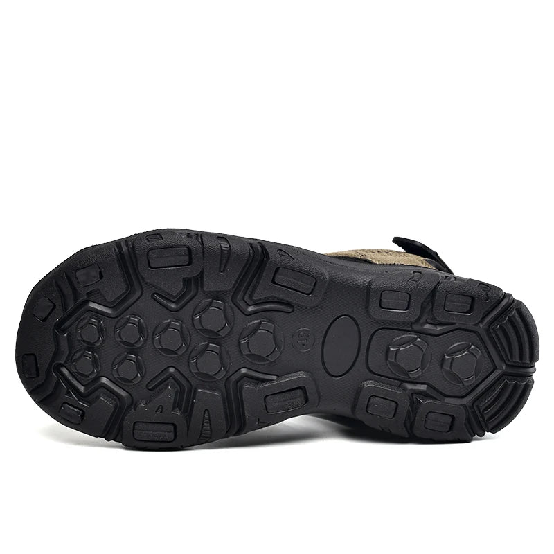 Men Sandals PU Leather Male Summer Shoes Outdoor Walking Beach Flat Sandals Shoes For Men Sneakers sandalias hombre