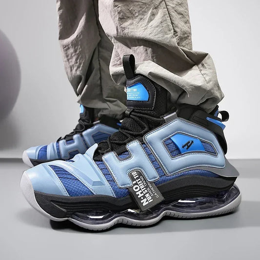 High-quality Mens Basketball Shoes High Street Original Sneakers Men Air Cushioining Rubber Anti Slip Leisure Shoes Male 39-45