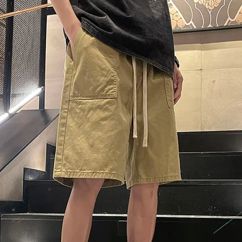 Shorts for Boys in Summer Thin Sports Loose Summer Casual Mid-sized Pants for Youth 2025 Five-point Pants Basketball Pants