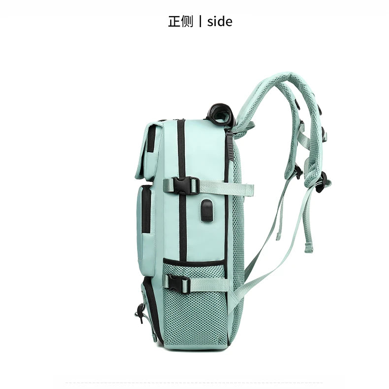 New casual large - capacity travel backpacks for both men and women. They are multifunctional computer backpacks suitable for bu