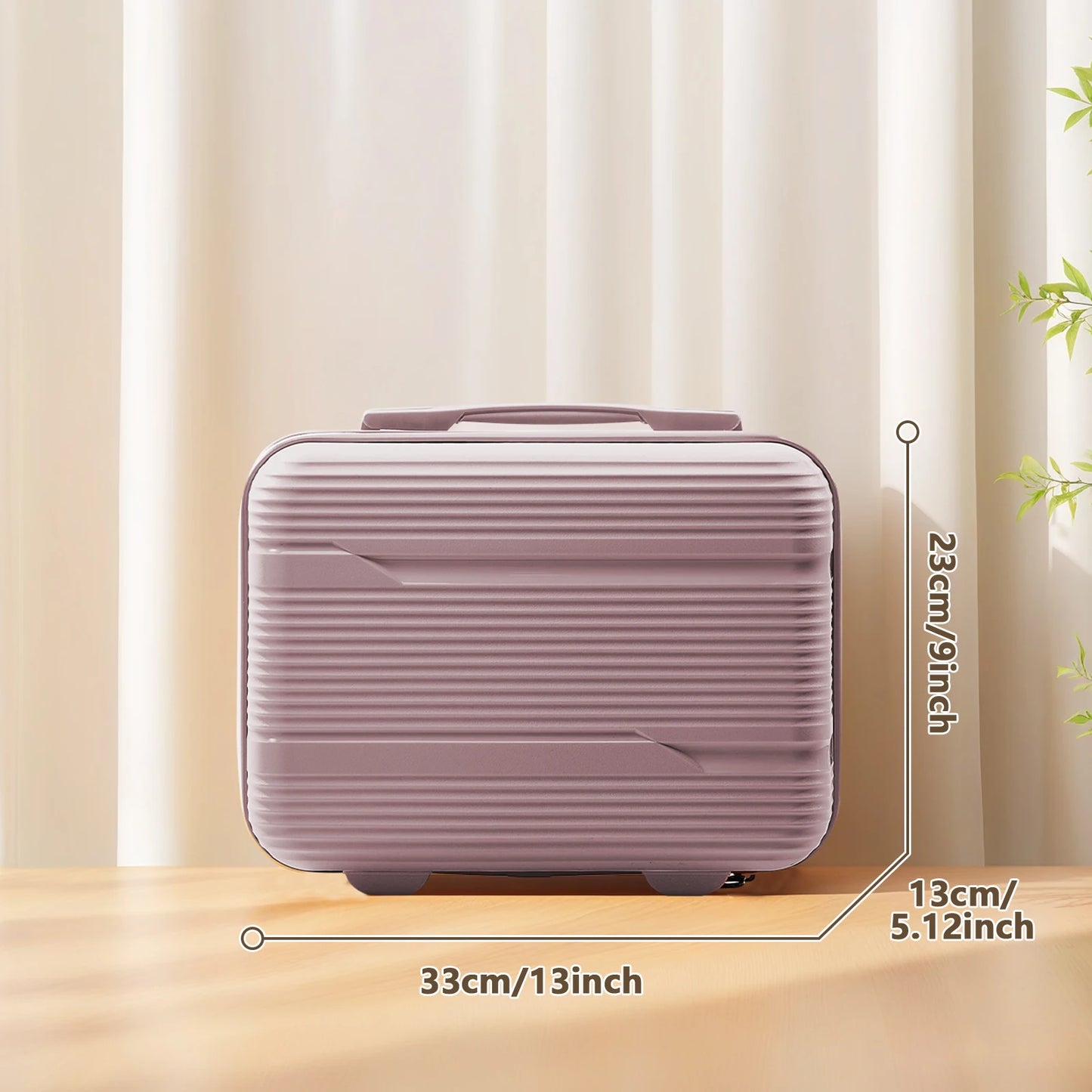 Travel Suitcase Rolling, Carry on Boarding Luggage Cabin Set with Cosmetic Case Spinner Wheels Travel Trolley Case 13 20 Inch