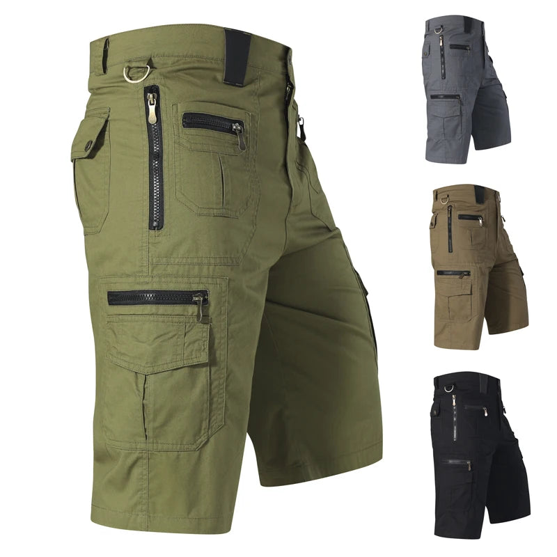 Shorts Men Urban Military Waterproof Cargo Tactical Shorts Male Outdoor Camo Breathable Quick Dry Pants Summer Casual Shorts