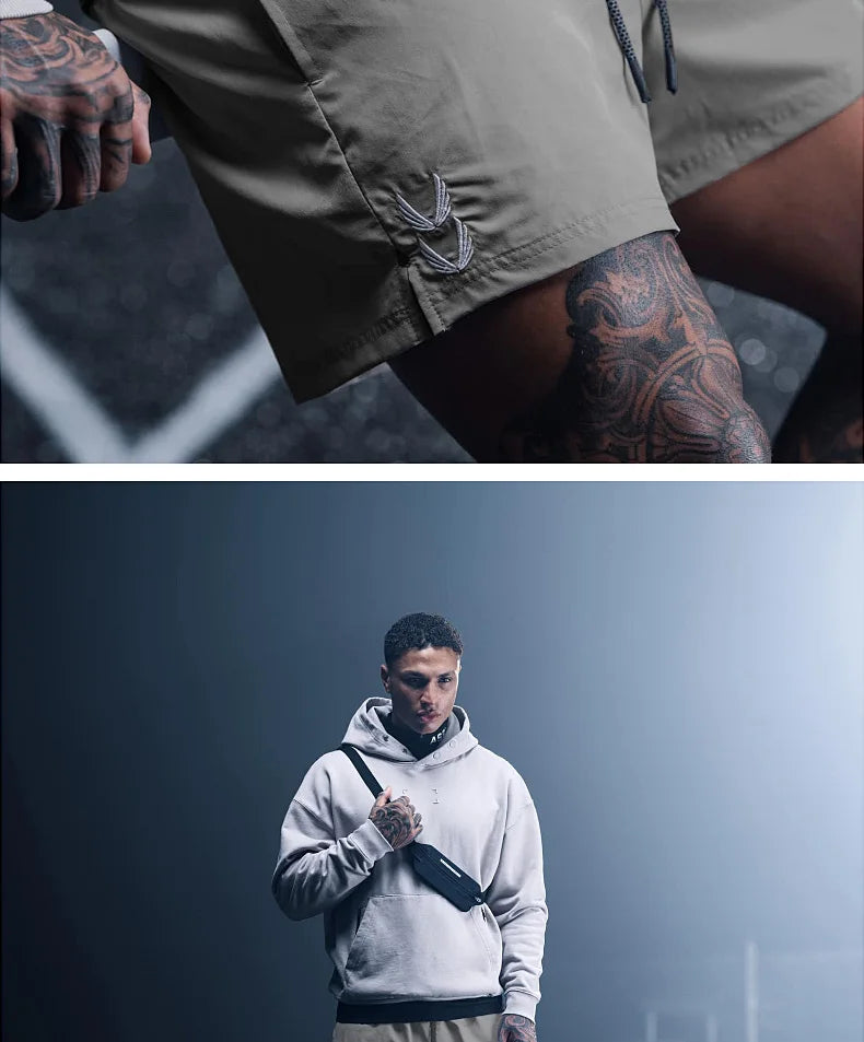 Mens Gym Training Shorts Man Quick Dry Sports Casual Short Pants Fitness Workout Running Bodybuilding Fashion Basketball Shorts