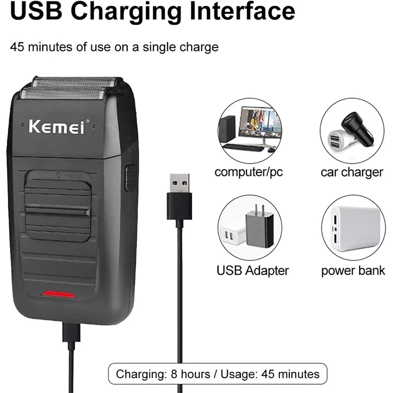 Kemei Professional Hair Clipper Kit Electric Shaver Male Hair Cutting Machine Men’s Trimmer Machine KM-2299 KM-1102 Clippers
