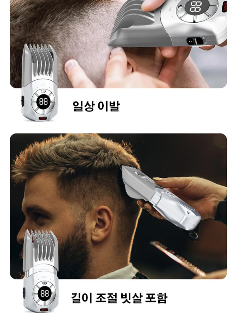 Electric hair clippers for home use, salon use, and professional hair clippers.
