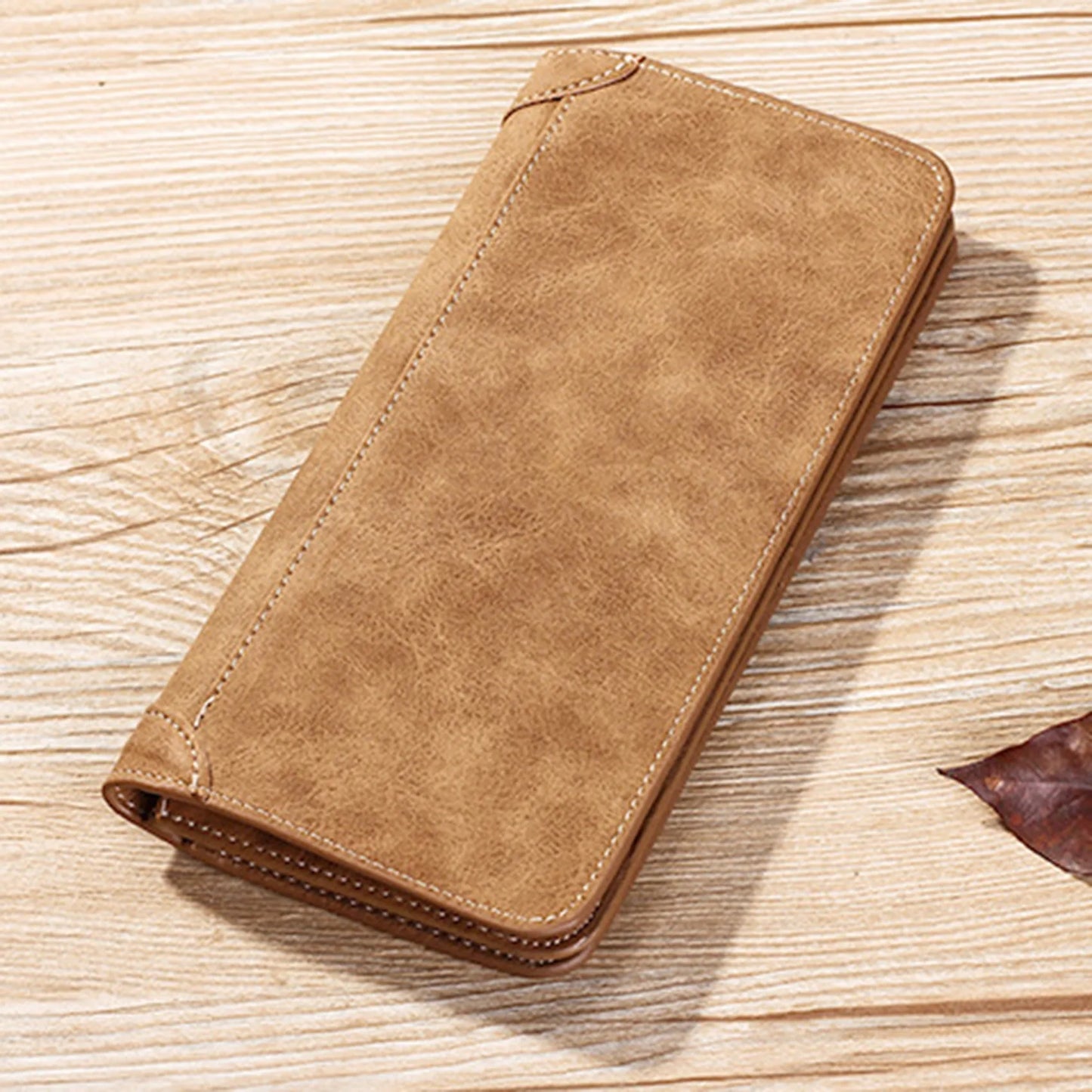 New Men's Wallet Long Wallet Men's Retro Style Men Large Capacity Wallet Bag Luxury Design Men Multi Card Wallet