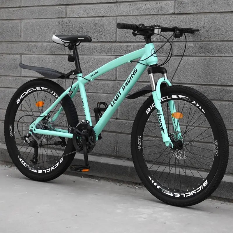 21/24/27-speed Shock Absorption Racing Bike Carbon Steel Frame Mountainbike 26 Inch Bicycle for Adults