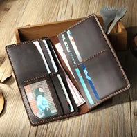 The Secret Life Of Walter Mitty Vintage Leather Men Wallet Genuine leather Wallet Men Purse Handmade male Wallet Money holder