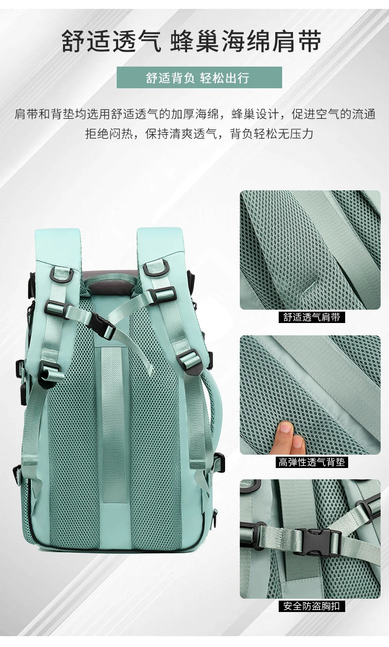 New casual large - capacity travel backpacks for both men and women. They are multifunctional computer backpacks suitable for bu