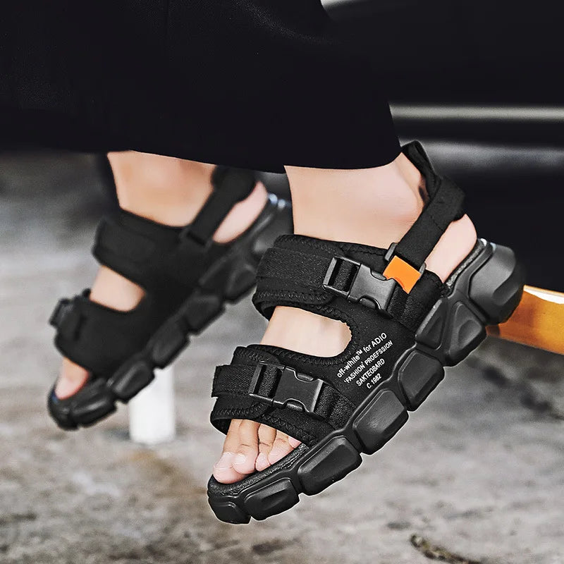 Summer High Quality Beach Sandals for Men Outdoor Breathable Wear-resistant Men Casual Sandals Fashion Holiday Shoes Zapatos De