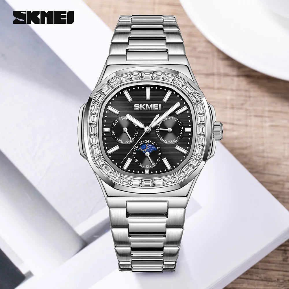 SKMEI Waterproof Wristwatches Top Brand Luxury Movement Quartz Watch For Men Women Calendar Time Clock Male Watches Reloj Hombre