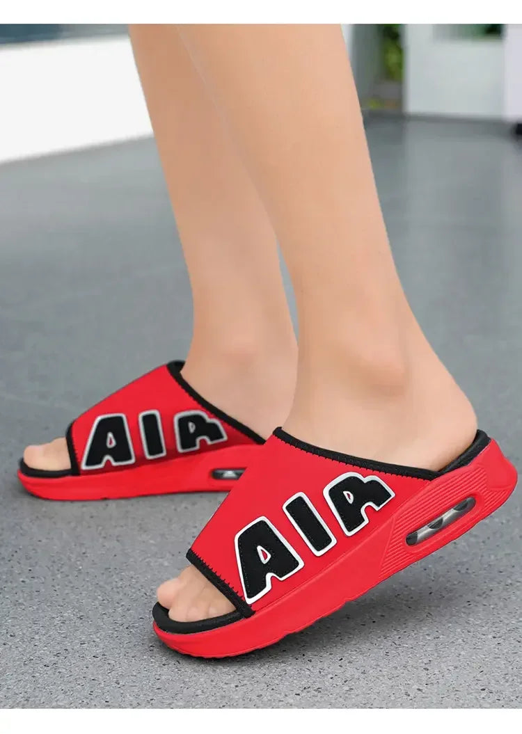 Man‘s Sandals Thick Sole Non-slip Fashion Trend Sports Slippers for Men Outdoor Footwear Size 39-46 Suitable Summer Beach