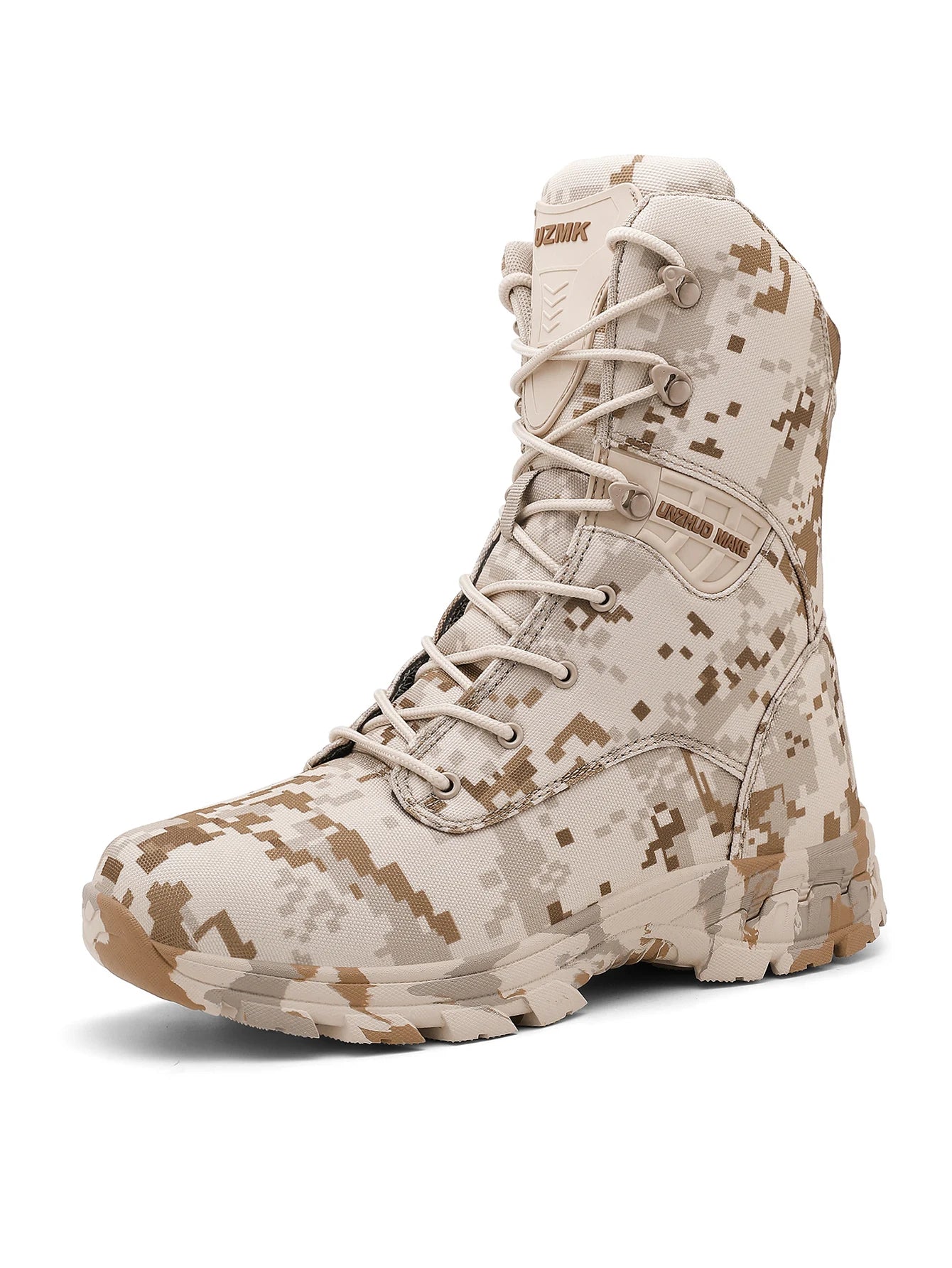 Men's Camouflage Tactical Boots Mountaineering Hiking Desert Waterproof Work Safety Shoes Ankle Boots Men's Outdoor Boots