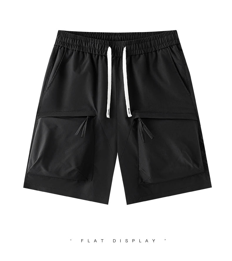 Shorts men's summer trend of work pants thin section loose five pants casual straight outside pants casual five pants