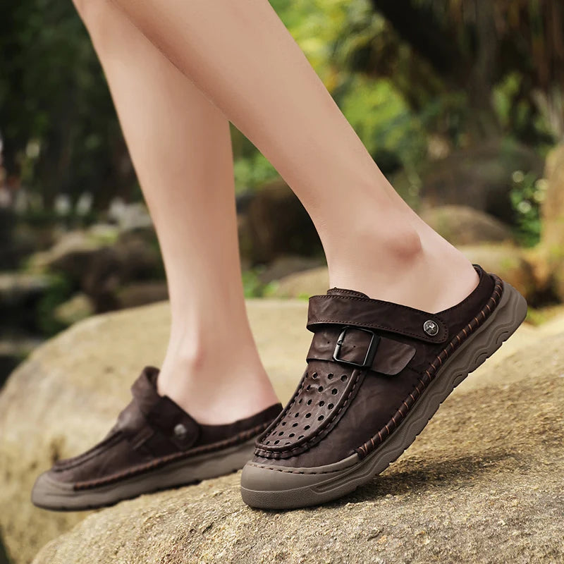 Summer Men‘s Sandals Casual Comfortable Men Slippers 2025 New Designer Sneakers Lightweight Outdoor Beach Sandals Men's Shoes