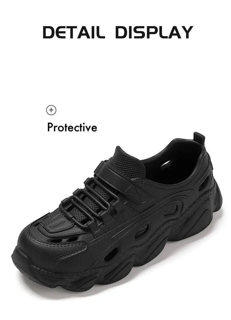 Men's summer trendy sports sandals, outer wear thick-soled anti-slip breathable sandals, men's and women's beach slippers