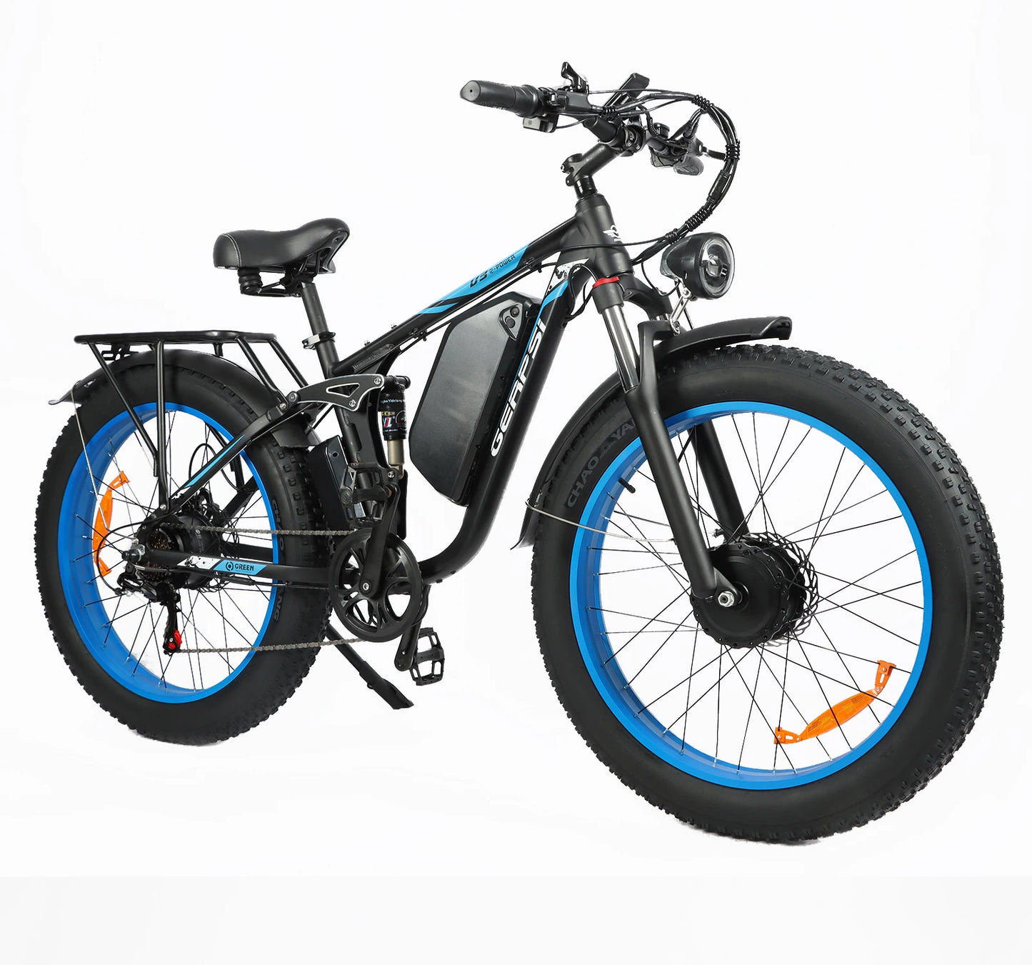 3000W High-Power Electric Mountain Bike BAOLUJIE DP-2603 - 48V 25AH Large Battery 26-Inch Wide Tires