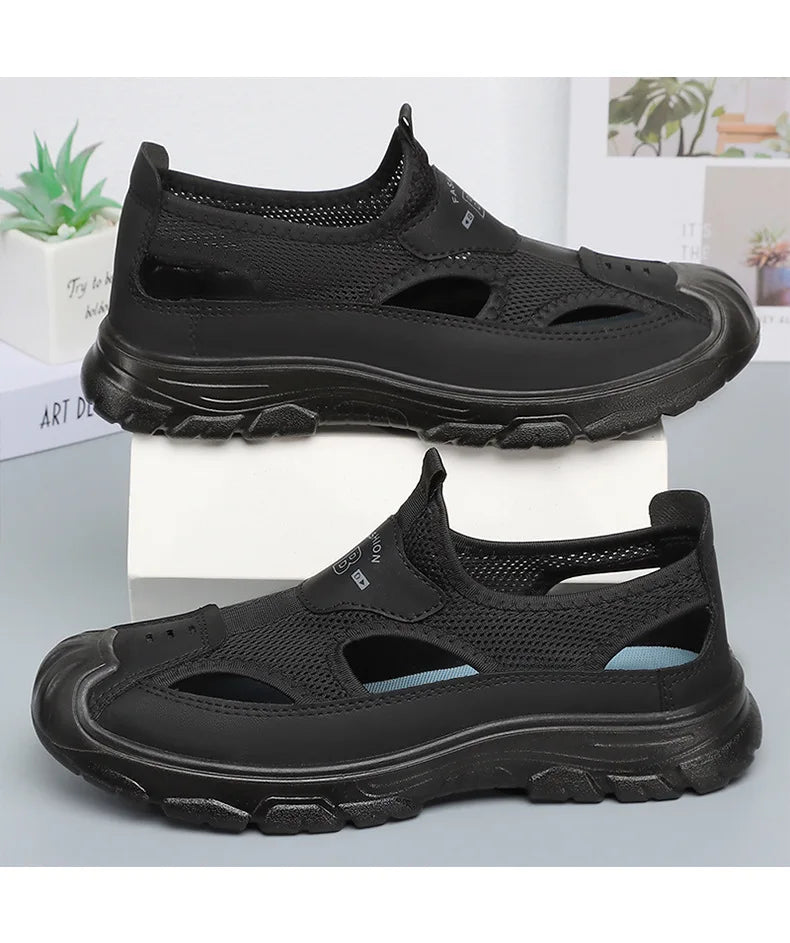 Men's Sandals 2025 New Style Diving Shoes Beach Outdoor Mountaineering Shoes Outdoor Large Sandals 39-46