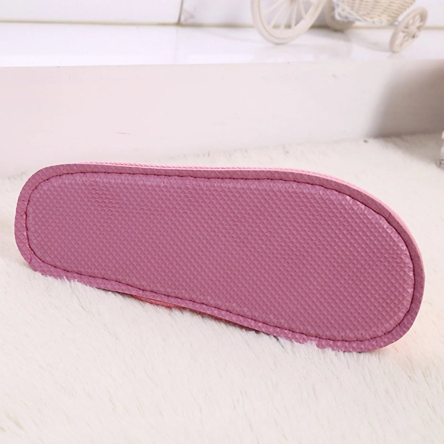 Men's Winter Slippers Warm Bedroom Plush Shoes Home Floor Soft Indoors Thin Velvet Solid Color Non Slip Half Drag Slipper