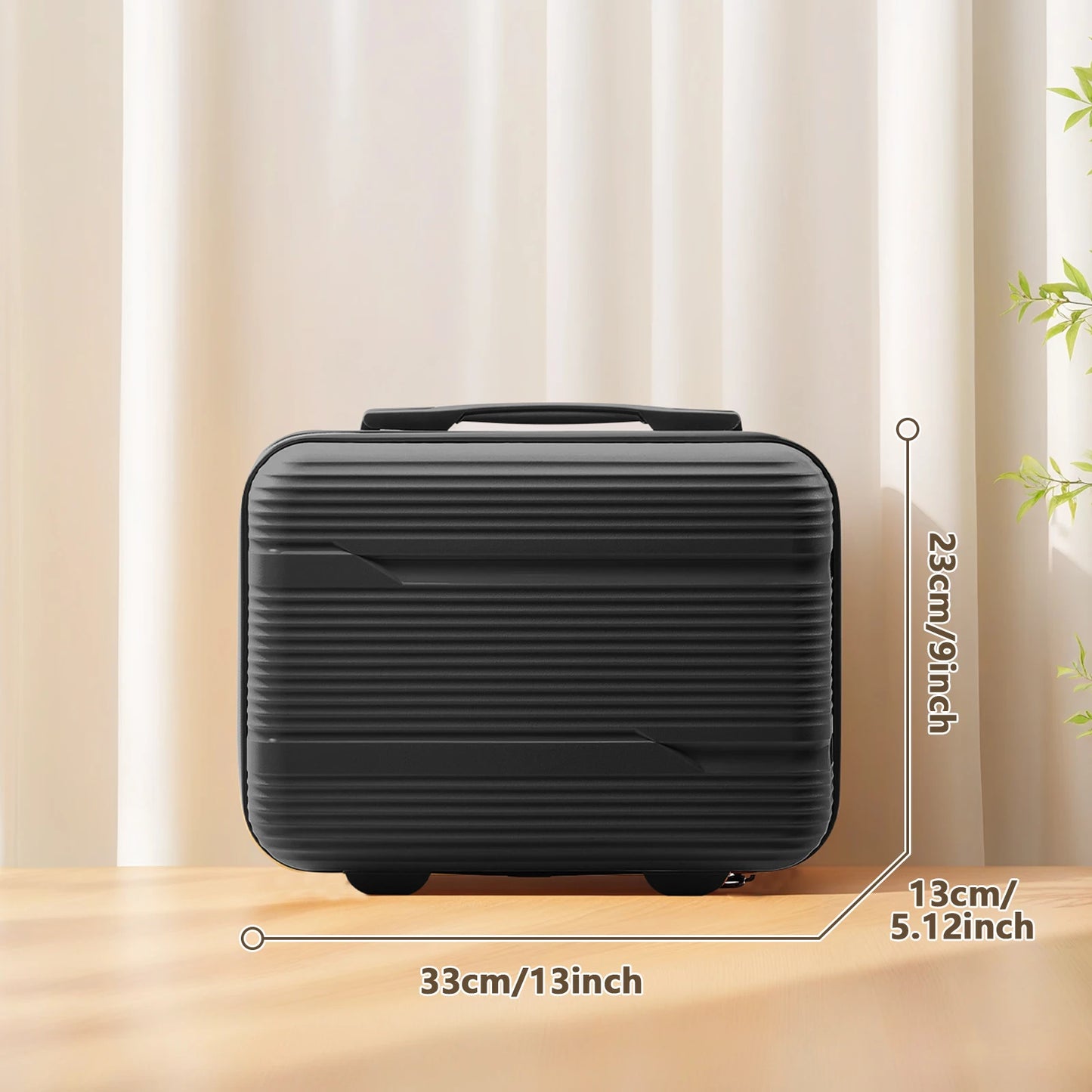 Travel Suitcase Rolling, Carry on Boarding Luggage Cabin Set with Cosmetic Case Spinner Wheels Travel Trolley Case 13 20 Inch