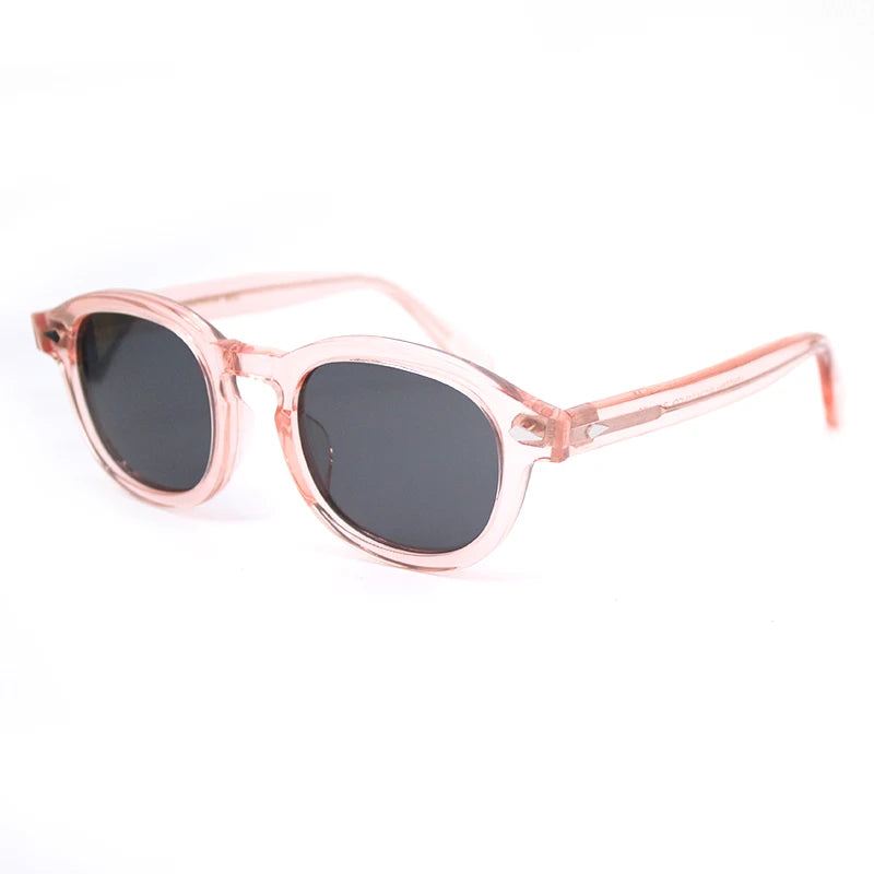 Men's Sunglasses Woman Johnny Depp Polarized Sun Glasses Acetate Frame Luxury Brand Vintage Driver's Shade