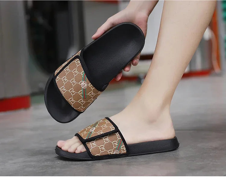 Men's Luxury Sandals Man 2024 High Quality Shoes Mens Sandal for Men Sandel Summer Shoes Sale Replica Brand Sandals Slipers Flat