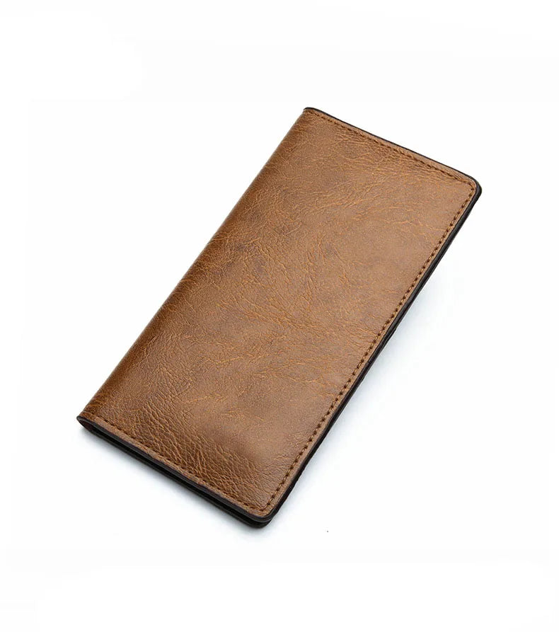 Mens Long Section Wallet Fashion Lightweight Soft PU Leather Mens Horizontal Multifunctional Wallet cartera mujer pURSE