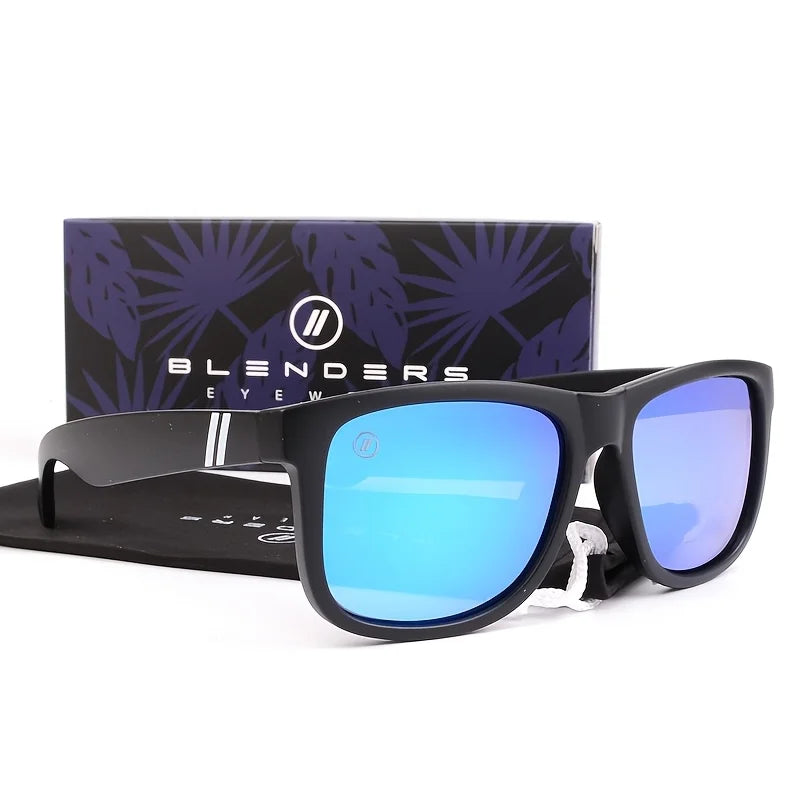 Blenders Fashion Square Women's Men's Sunglasses Men's Retro Polarized UV Glasses B4165