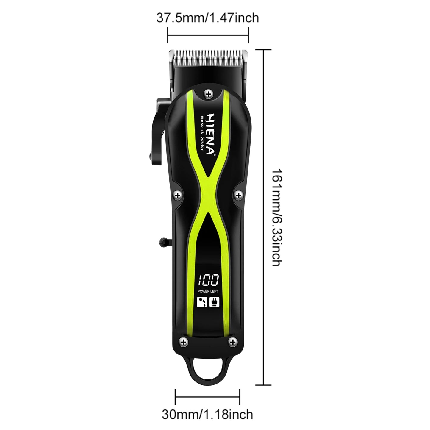 HIENA Hair Clippers for men Rechargeable Cordless Hair Trimmer Head Shavers haircut Professional barber hair cutting machine