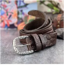 Brass Cowboy Belt Buckle Luxury Men Leather Belt Ceinture Homme Yellow Belts For Men Wide Male Strap Jeans Waist MBT0537