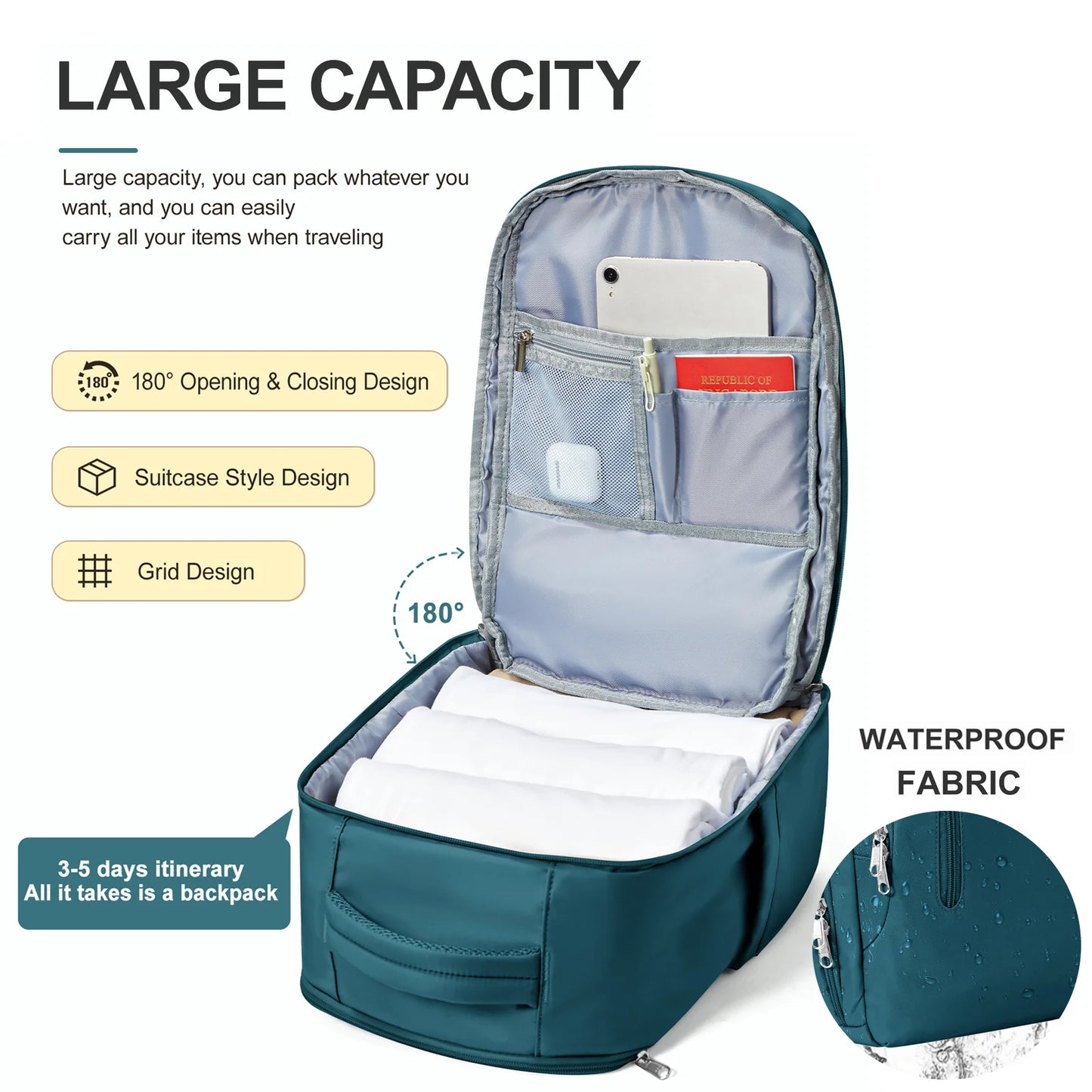 Men's Cabin Backpack Flight Laptop Bag Travel Backpacks for Women Large Capacity Ryanair 40x20x25 Carry-Ons europe Luggage Bags