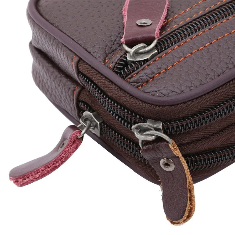 PU Leather Hand Bags For Men Large Capacity Money Purse Cell Mobile Phone Pocket Women Soft Double Zipper Male Clutch Bags