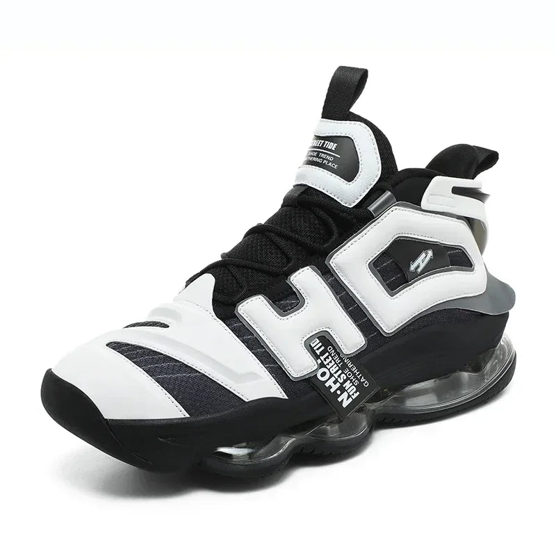 High-quality Mens Basketball Shoes High Street Original Sneakers Men Air Cushioining Rubber Anti Slip Leisure Shoes Male 39-45