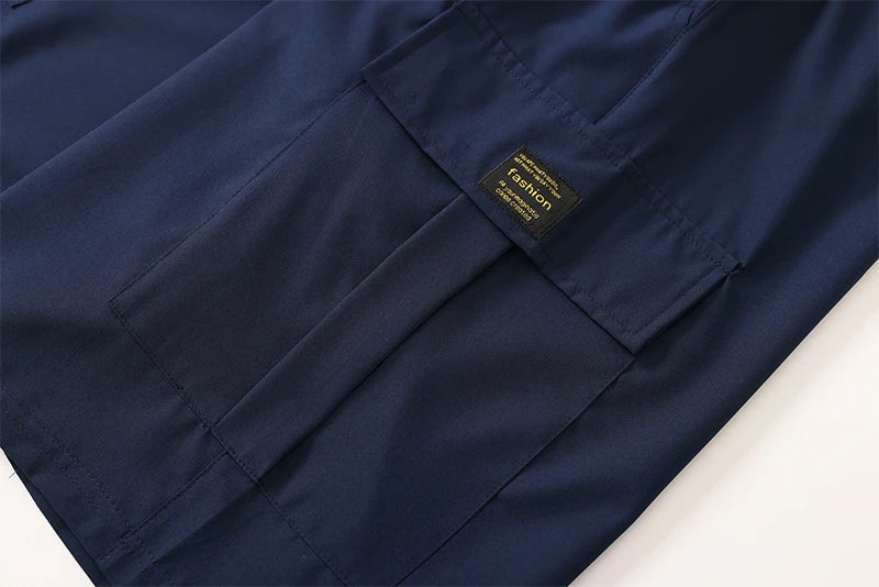 Man Walking Shorts 2025 Spring Summer City Casual Short Pants High Quality Male Urban Trend Pocket Versatile Knee Length Shorts