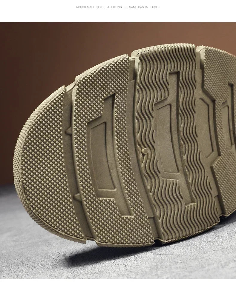 Boots for Men Autumn High Top Camouflage Desert Casual Flats Mens Boot Breathable Non Slip Work Shoes Motocross Boots