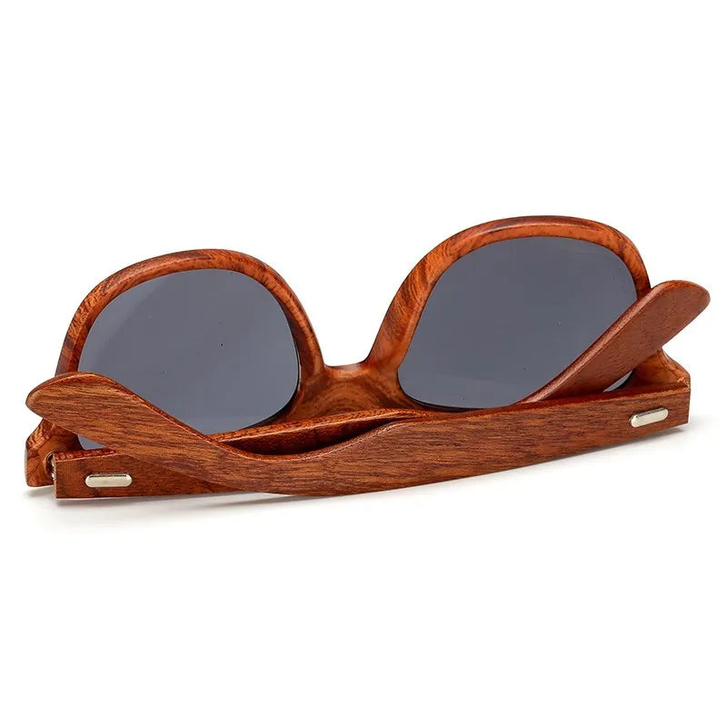 HJYBBSN Handmade Wood Sunglasses Men women square Sunglasses for men women Mirror Wooden Sun Glasses retro de sol masculino