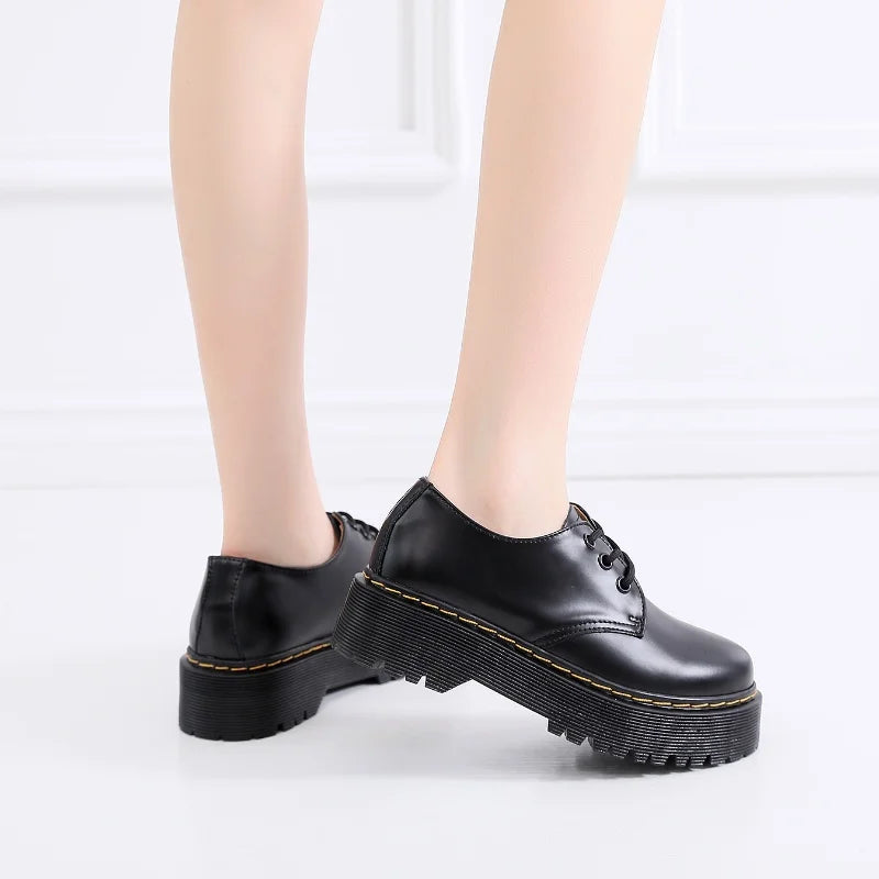 New men and women boots American British platform thick-soled low-cut men shoes non-slip wear-resistant outdoor casual shoes 45