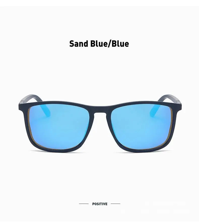 Sports Sunglasses for Men Polarized Comfortable Wear Square Sun Glasses Male Light Weight Eyewear Accessory with Origina