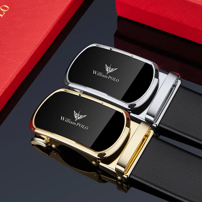 Men Belts Luxury Brand Designer Automatic Buckle Belt  Business Casual Dress Belts Gift for Men