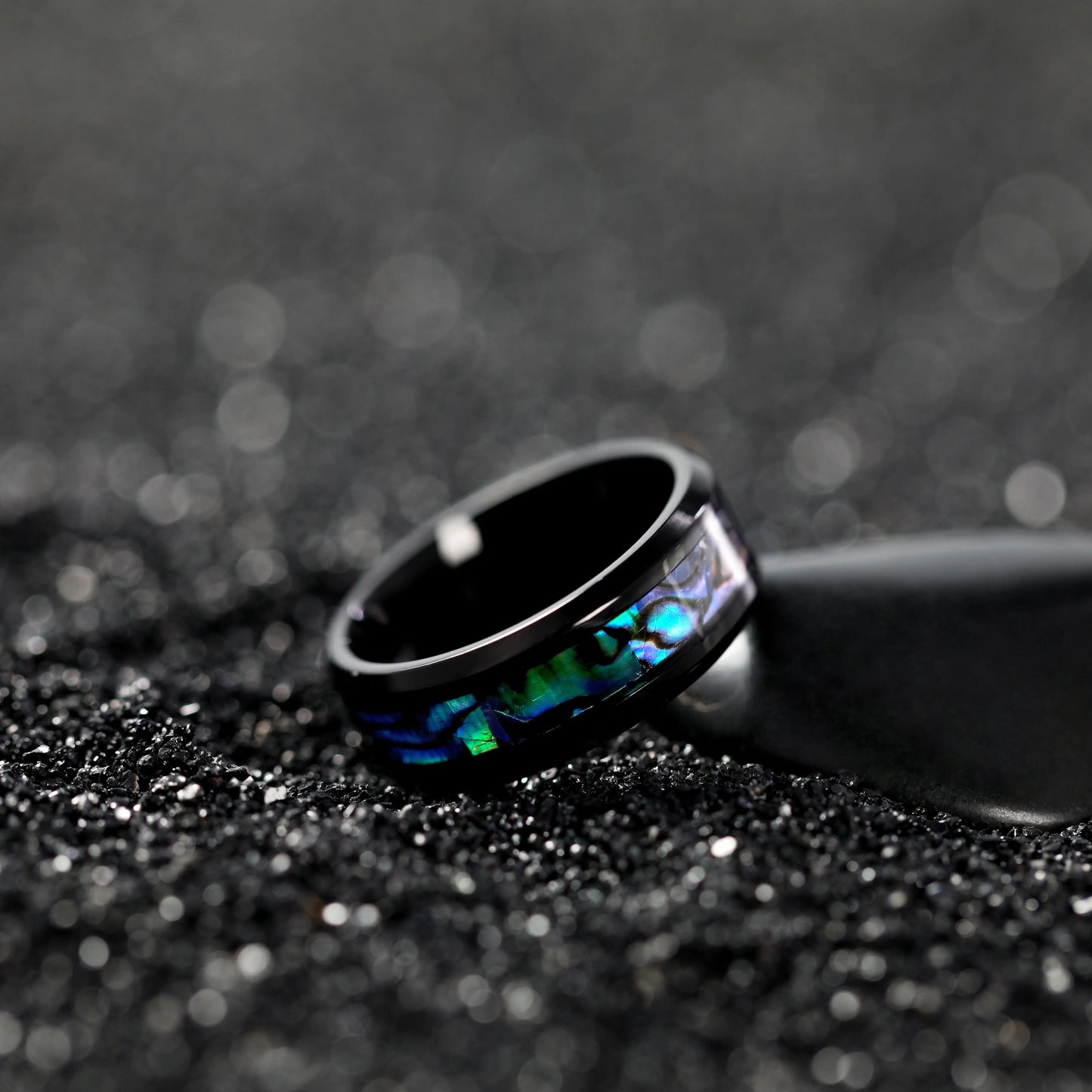 Fashion Viking Tree Of Life Stainless Steel Abalone Shell Rings For Men Odin Norse Viking Rune Rings Retro Amulet Jewelry Gift