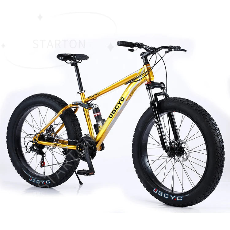 Factory Wholesale Price MTB Snow Surrey Bike/26inch tandem with Large Wheels / 4.0 Fat Tire Surrey Bicycle