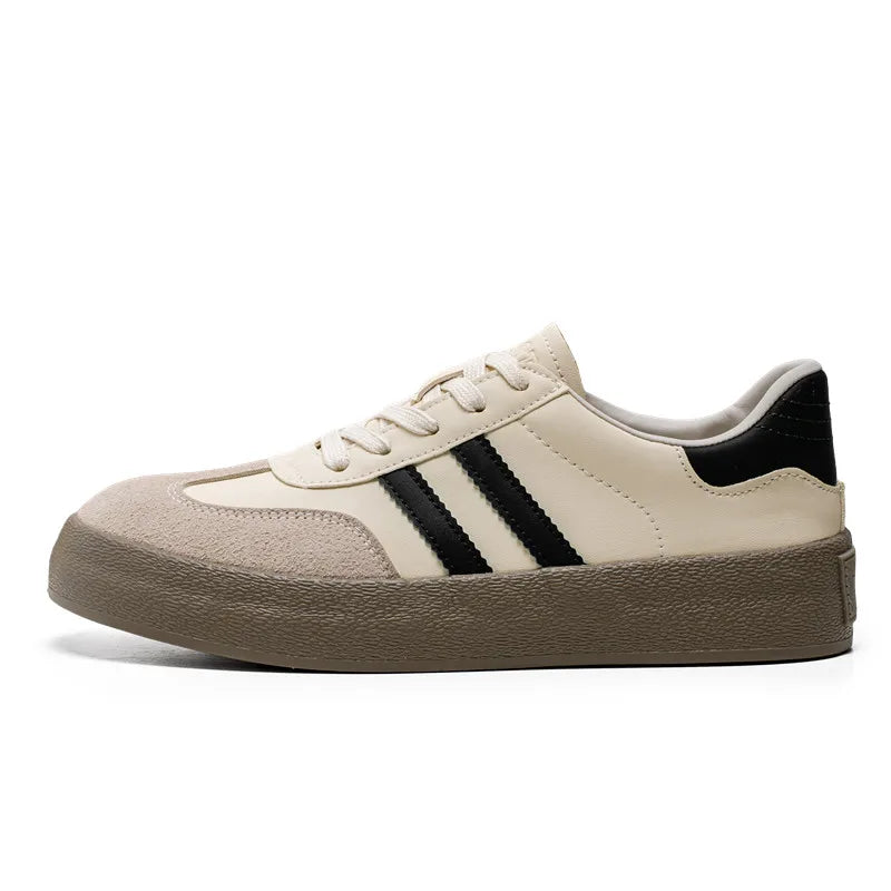 Men's trendy popular Leisure shoes versatile soft leather for Men Sneakers Man Low-top wear-resistant sports walking Footwear