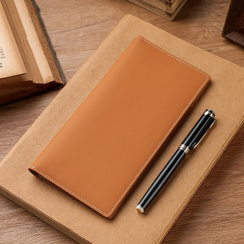 Men's Women's Genuine Leather wallets High-Quality Multi-Card Slot Business Comfortable Clutch Long European and American Wallet