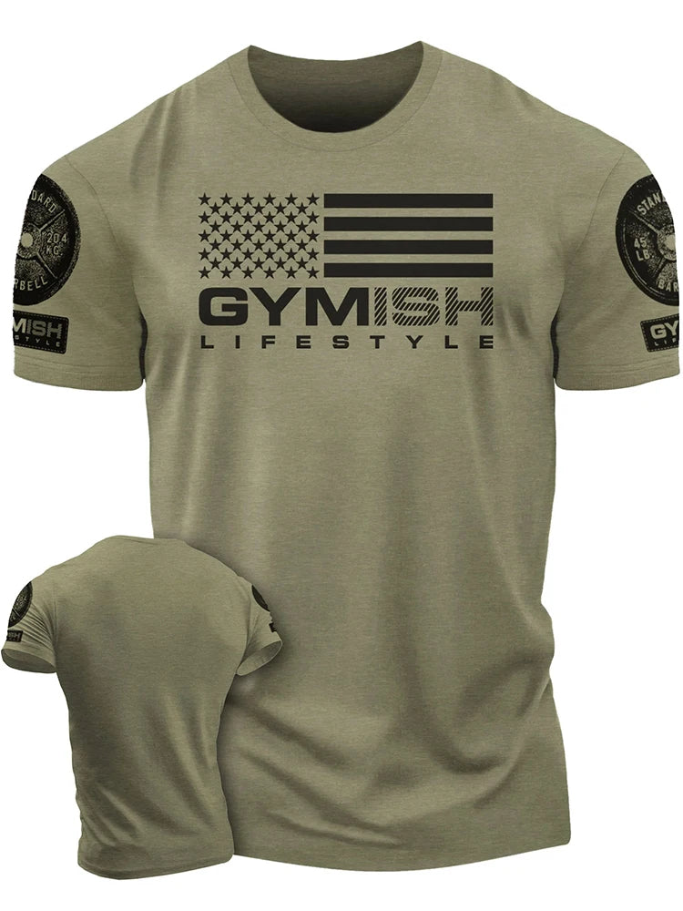 3D Printed Recover Fully Workout T-Shirt Funny Gym T-Shirt High Quality Men's Short Sleeves Muscle Man Tough Guy T-Shirt