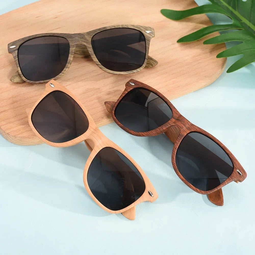 2024 Wood Bamboo Sunglasses for Men Women Classic Fashion Vintage Driving Sun Glasses Boy Black Fishing Eyewear UV400 Eyeglasses