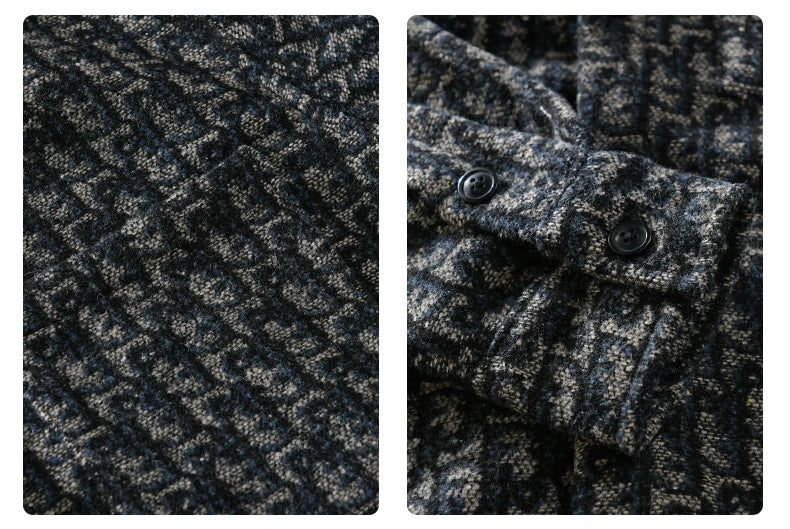 Shirt Autumn Boutique Men's Fashion Slim-fit Gentleman Work Business Everything Youth Trend British Style Long-sleeved Shirt